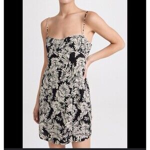 Anine Bing Dress Women XS Linen Floral Mini